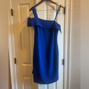 Marina One-Shoulder Royal Blue Dress